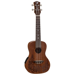 Luna UKE MO EL Uke Lizard Mahogany Concert w/Preamp